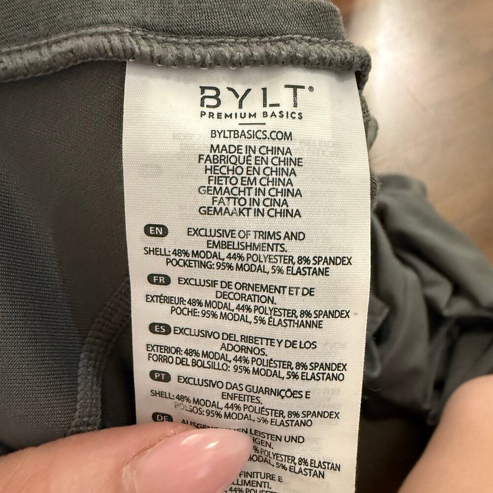 Bylt Basics Women's Opal Sweatsuit Gray Athleisure Lounge Athletic Comfort Sz XS - Picture 7 of 16